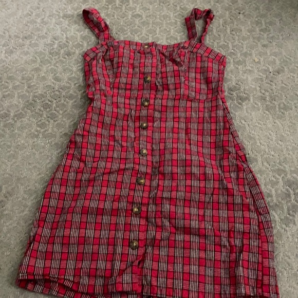 Hollister Dresses & Skirts - Hollister plaid mini dress